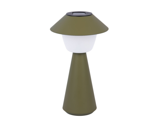 LAMPE SOLAIRE DE TABLE VERTE