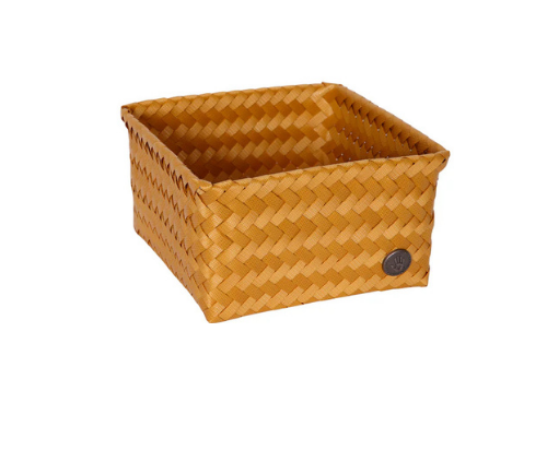 PANIER FIT CARRÉ 18 CM DE HAUTEUR OCHRE YELLOW