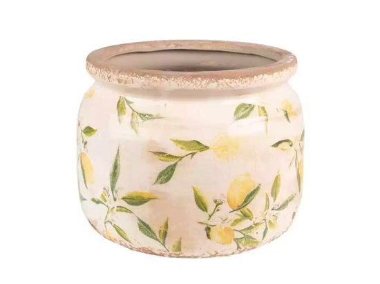 CACHE POT - LIMONE H 9.5CM - D 12CM