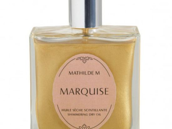 HUILE SÈCHE SCINTILLANTE CORPS ET CHEVEUX 100 ML - MARQUISE - MATHILDE M
