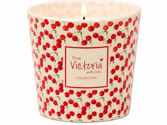 BOUGIE PARFUMÉE FRUIT CHERRY - VICTORIA WITH LOVE