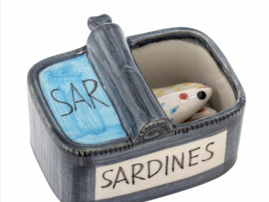 PORTE-BAGUETTES ET PORTE-COUTEAUX CAIAM BLOOMINGVILLE - SET DE 5 PIÈCES EN GRÈS