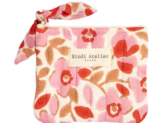 PORTE-MONNAIE BINDI ATELIER - ACCESSOIRE ARTISANAL EN BLOCKPRINT