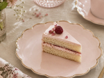 ASSIETTE À DESSERT MARGUERITE ROSE - MATHILDE M