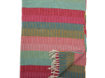 PLAID ISNEL MULTICOLORE BLOOMINGVILLE - PLAID OU TAPIS EN COTON RECYCLÉ