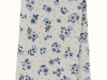 TORCHON DE CUISINE AVEC FLEURS - OCEAN BLUE