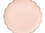 ASSIETTE À DESSERT MARGUERITE ROSE - MATHILDE M