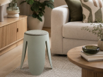 TABOURET SAVOR ASSISE BOUCLETTE VERT JADE - LEITMOTIV