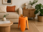 TABOURET ORANGE - LEITMOTIV