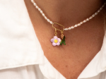 COLLIER PERLES AVEC SUPPORT POUR CHARM'S - MIX & MATCH - NACH