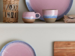 PAULA ASSIETTE ROSE GRES