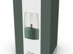 LAMPE A HUILE VERTE GRES