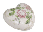COEUR DECORATIF TOULOUSE - MOTIF FLORAL ROSE