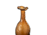VASE ÉCLOSION EN VERRE BRUN