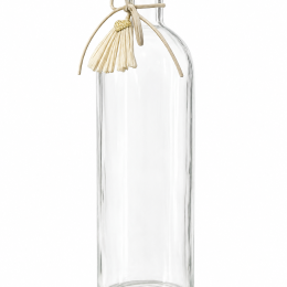 VASE BOUTEILLE  VERRE TRANSPARENT