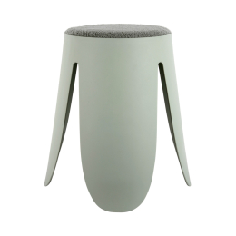 TABOURET ASSISE EN BOUCLETTE VERT