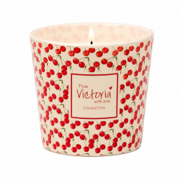 BOUGIE PARFUMÉE FRUIT CHERRY - VICTORIA WITH LOVE