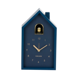 RÉVEIL COUCOU MODERNE BLEU FONCÉ KARLSSON