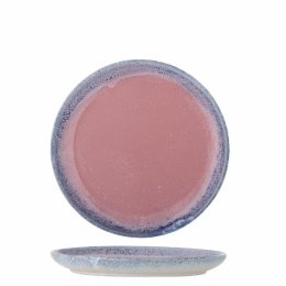 PAULA ASSIETTE ROSE GRES