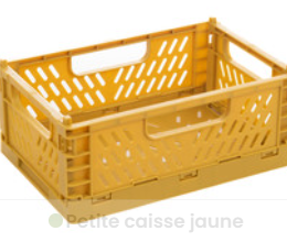 PETITE CAISSE  JAUNE
