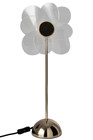 LAMPE FLEUR MATEL DOR 